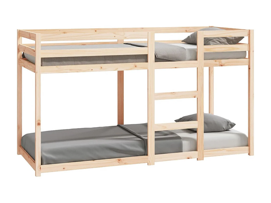 Stapelbed massief grenenhout 75x190 cm