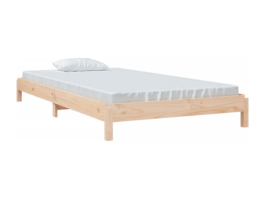 Lit empilable 80x200 cm Bois de pin massif