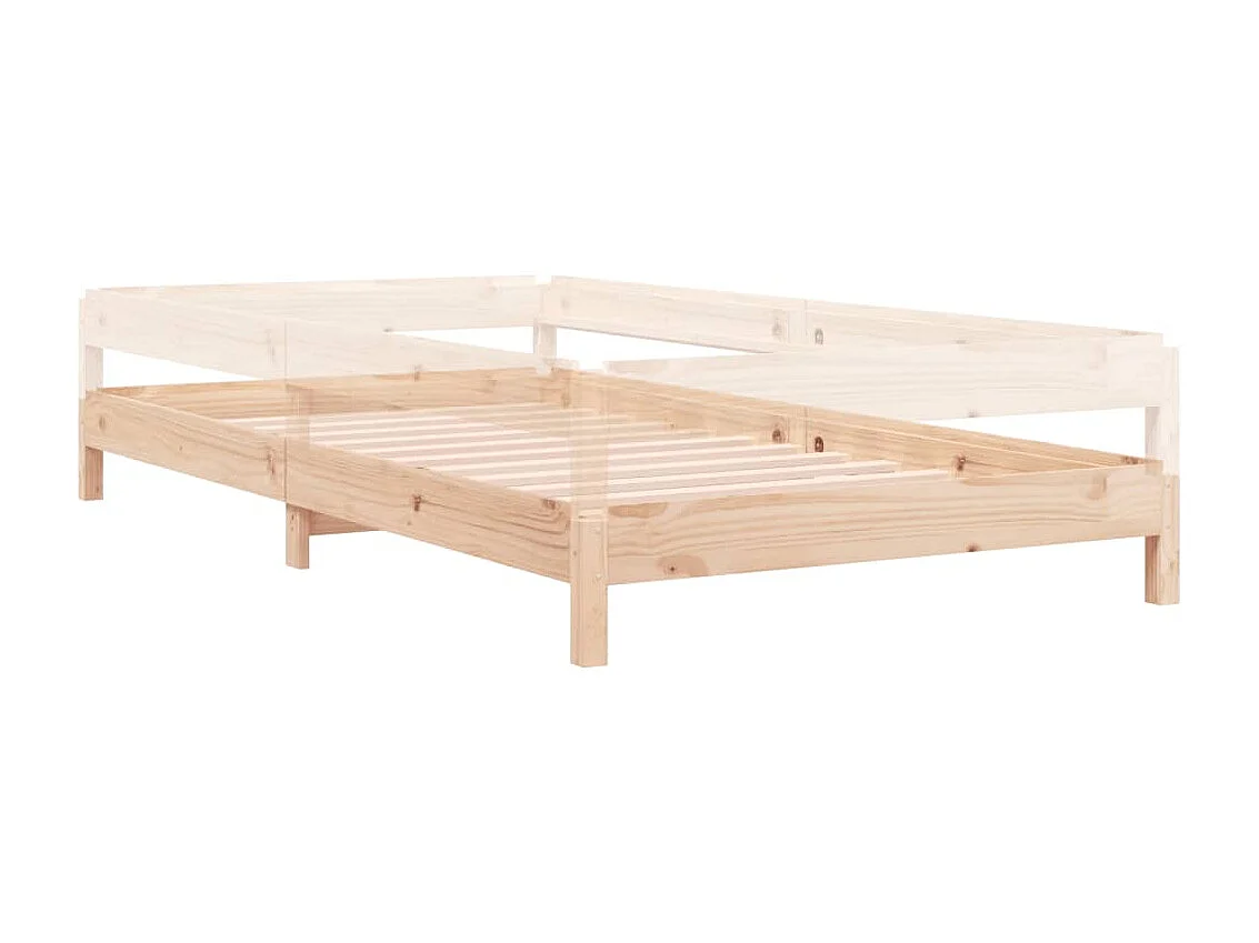Lit empilable 80x200 cm Bois de pin massif