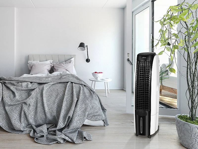 Rafraichisseur d'air par évaporation à débit élevé 6 vitesses