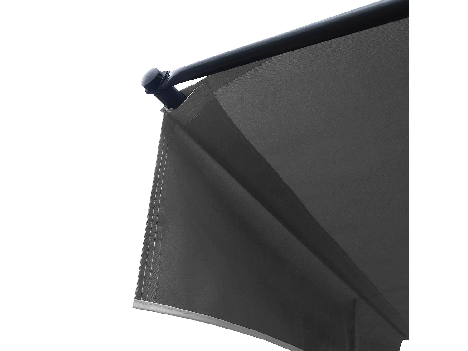 CHENE balkonluifel 3 × 1.2m - Grijs doek en grijs frame