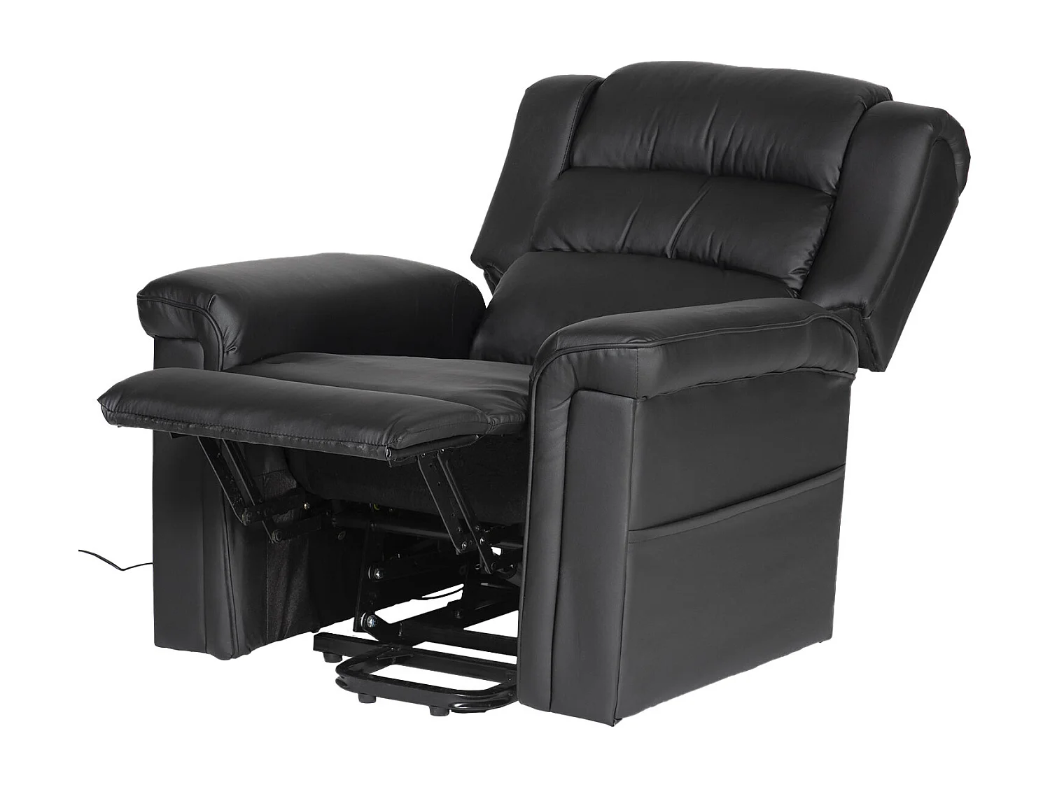 Fauteuil électrique inclinable BERNIE noir - HAPPY GARDEN
