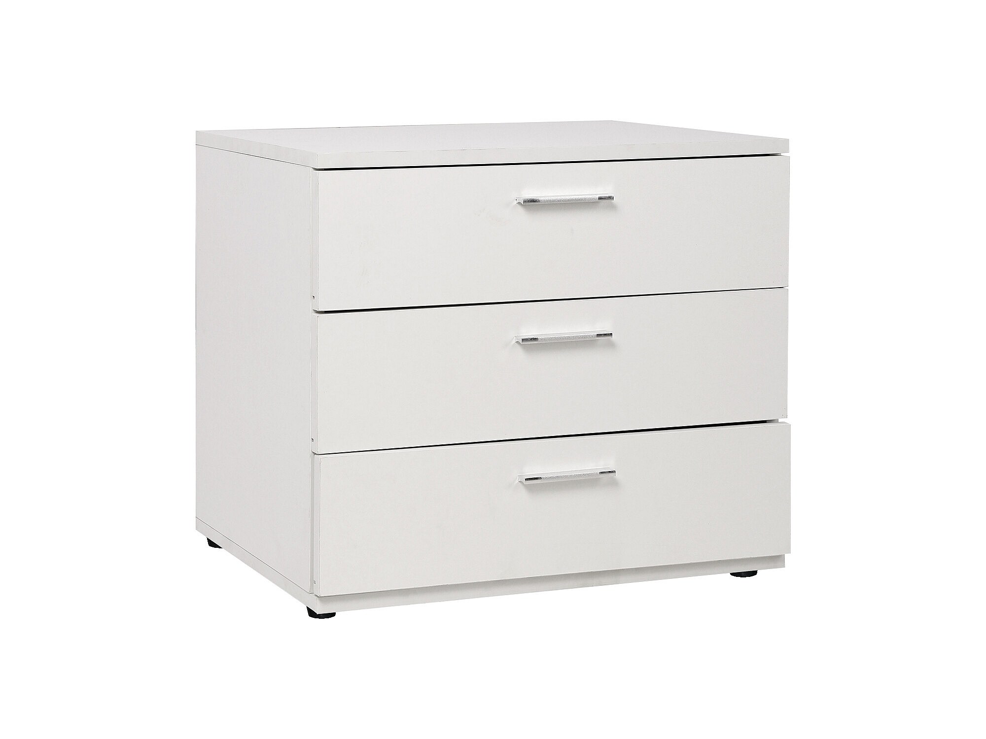 Table De Chevet Rolanstar Avec LED, Prises USB/AC - 3 Tiroirs - Noir - Meuble Nightstand Multifonction