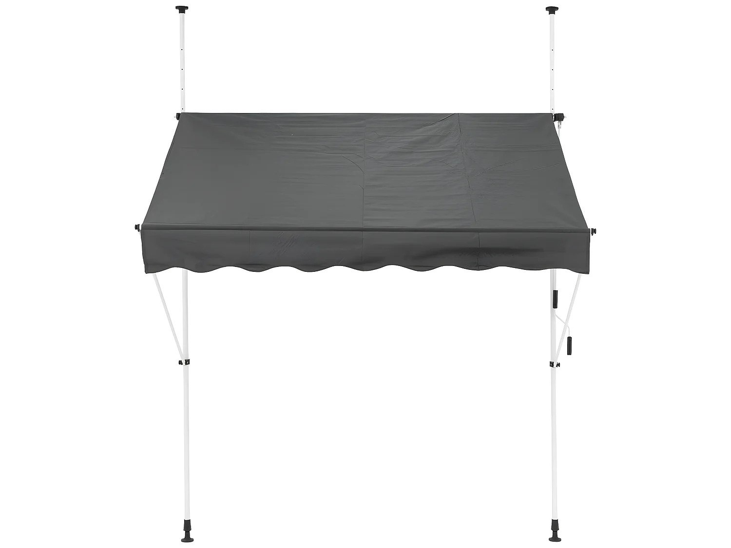 Store banne terrasse balcon auvent rétractable réglable 250x120cm gris ML-DESIGN