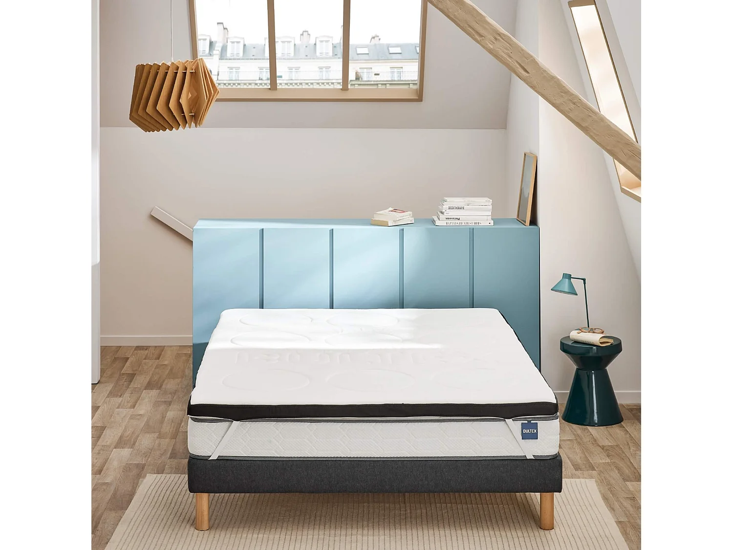Surmatelas mémoire de forme 140x190 moelleux Bultex Memomax