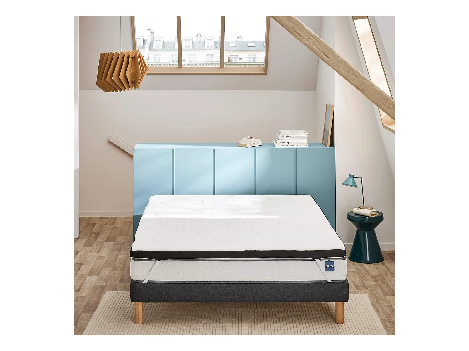 Surmatelas mémoire de forme 160x200 7 cm moelleux Bultex Memomax