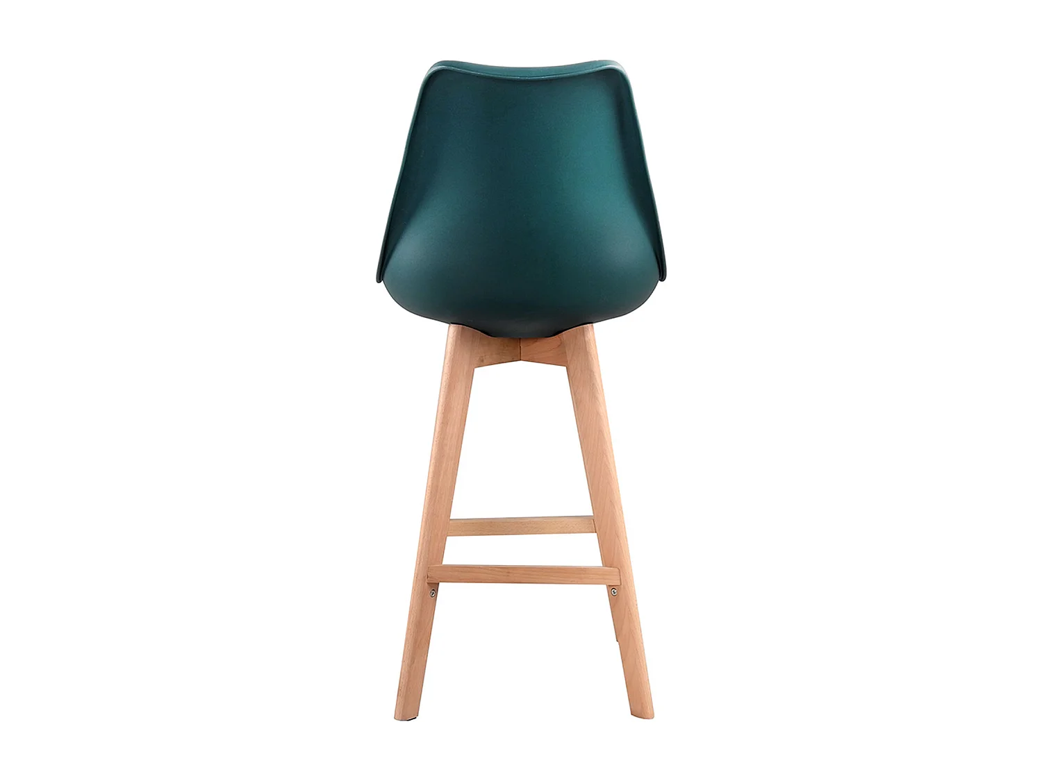 Lot de 2 tabourets scandinaves SVEN bleus avec coussin - HAPPY GARDEN