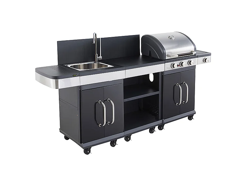 Cuisine extérieure modulable FIDGI 3 - COOK'IN GARDEN