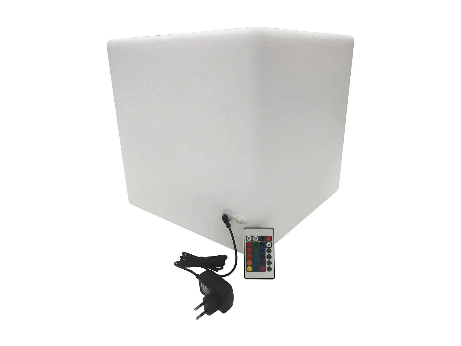 Cubo de luz LED 40cm multicolor NAOS - HAPPY GARDEN