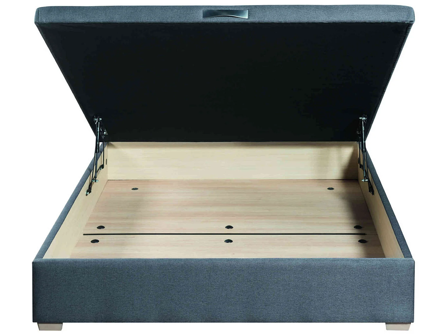 Sommier Lit Coffre Epeda KALYPSO Anthracite 140x190