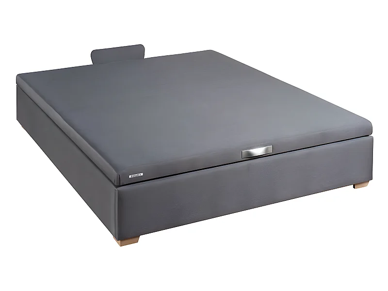 Sommier Lit Coffre Epeda KALYPSO Anthracite 140x190