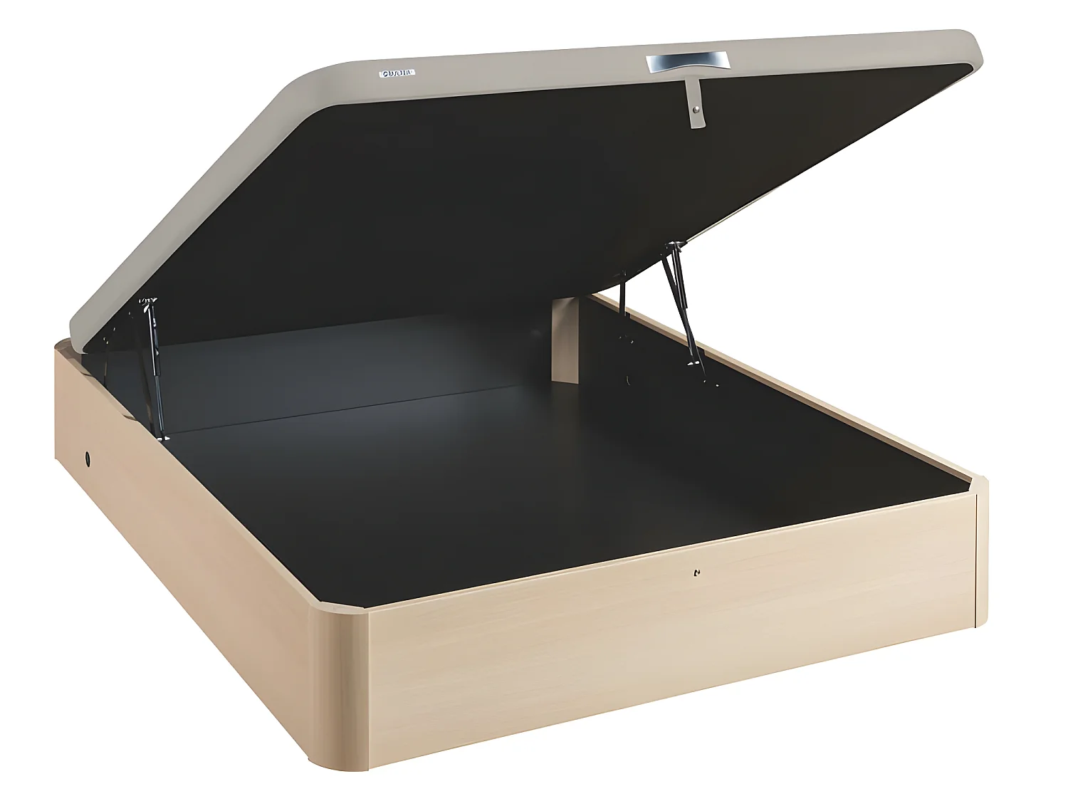 Sommier Lit Coffre Bultex ASTEROID Bouleau 160x200