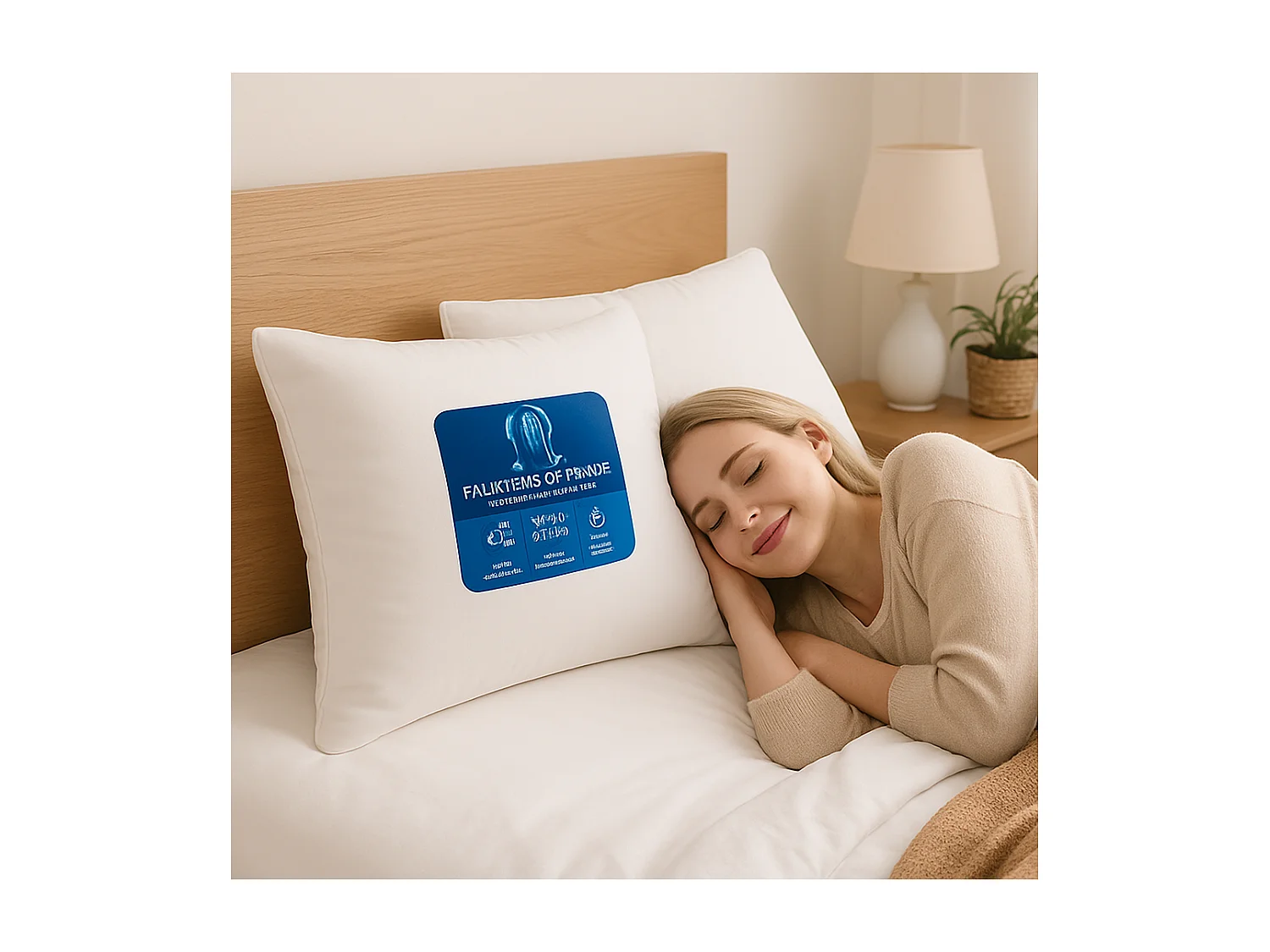 OREILLERS MÉMOIRE de FORME 60x60 cm