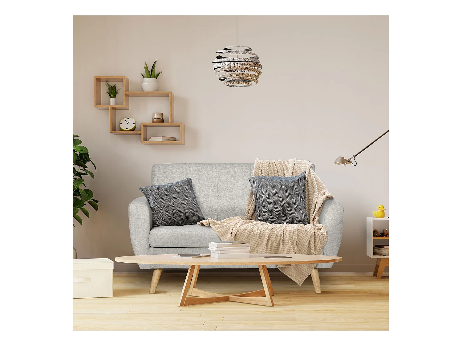 Canapé 2 places banquette design scandinave dossier capitonné dim. 149L x 76,5l x 86H cm gris