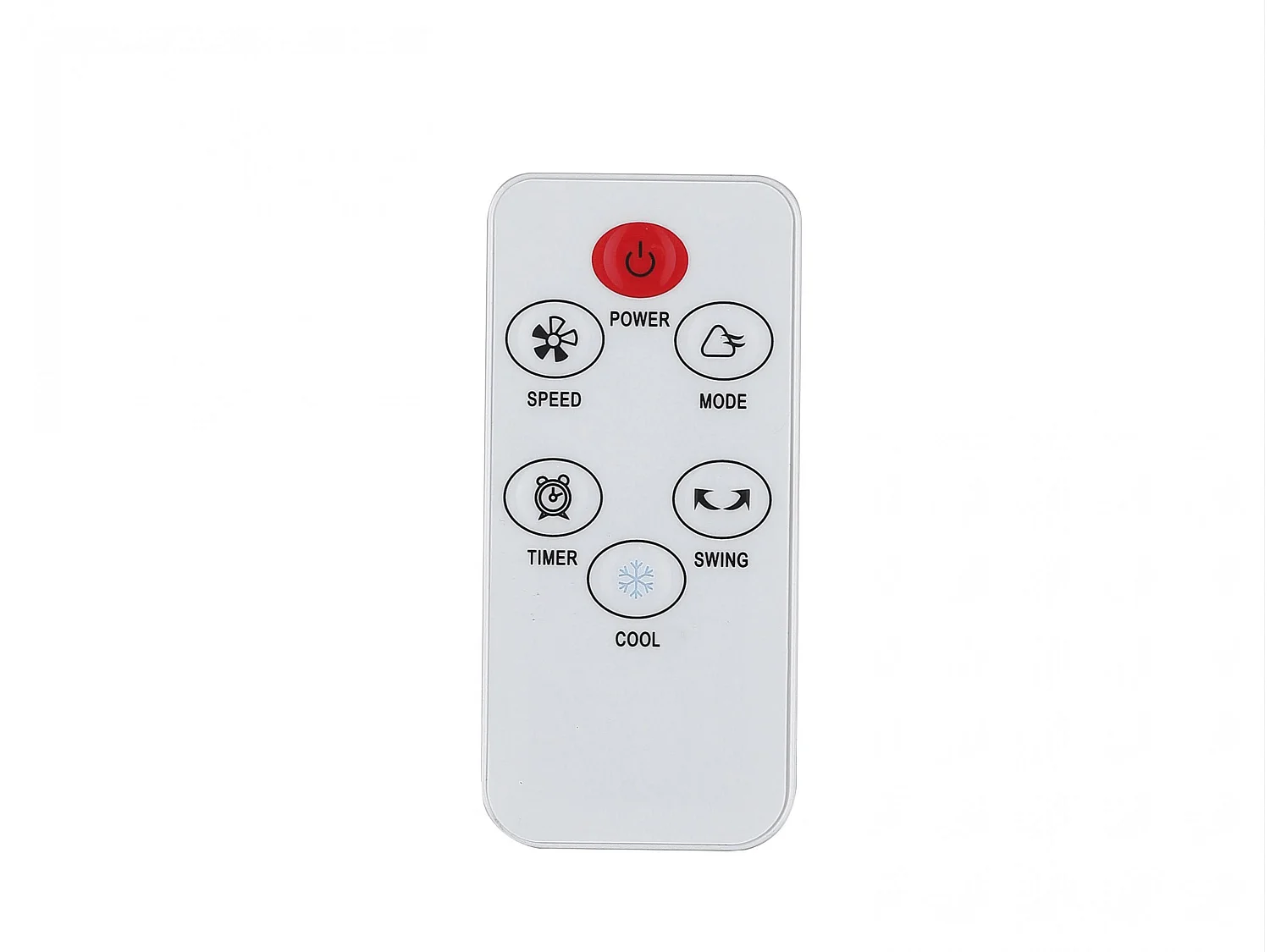 Rafraichisseur d'air par évaporation sans pales avec 3 vitesses et 2L