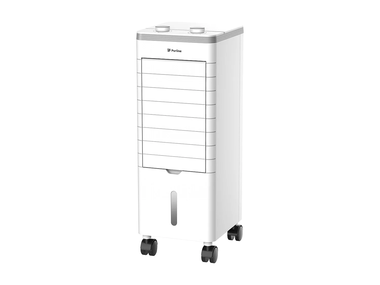 Climatizador Evaporativo compacto com persianas rebatíveis