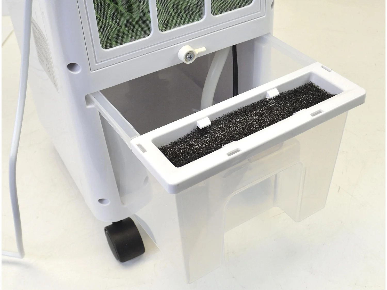 Compacte verdampingskoeler met inklapbare lamellen
