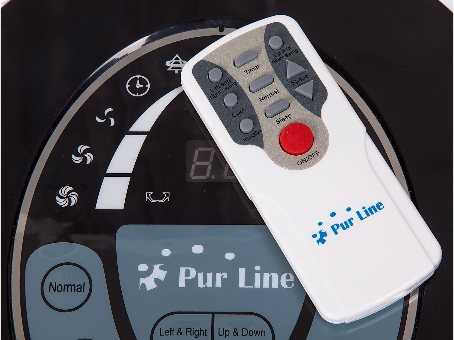 Rafraichisseur d'air par évaporation à débit élevé minuterie et 6 vitesses