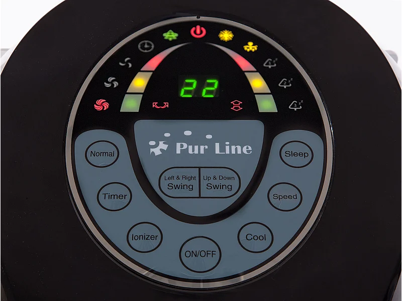 Rafraichisseur d'air par évaporation à débit élevé minuterie et 6 vitesses