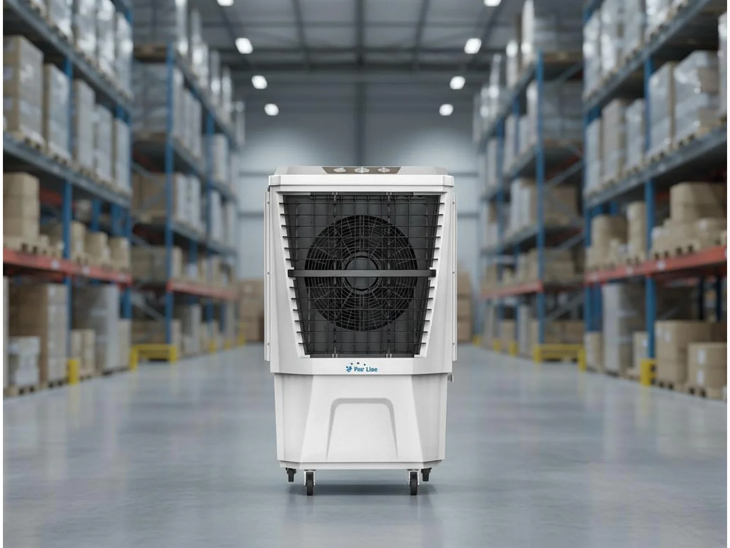 Hoog-debiet verdampingskoeler met timer en 3 snelheden