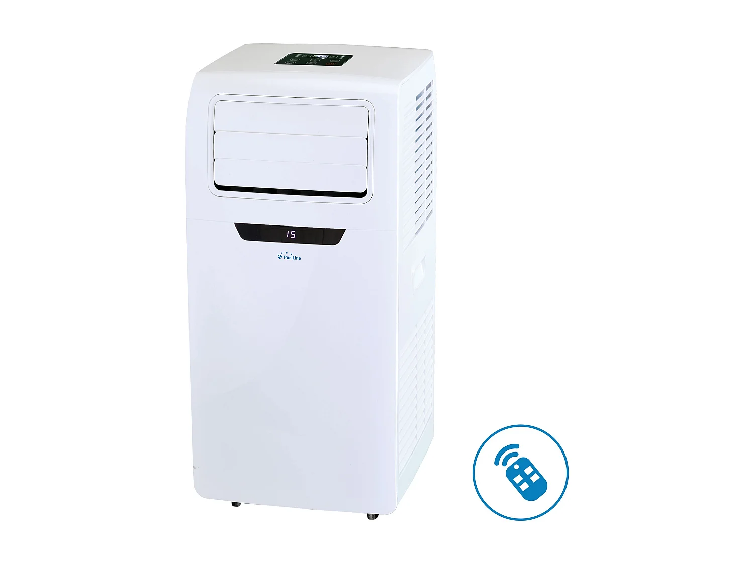 Condizionatore d'aria portatile ventilatore deumificatore con display frontale