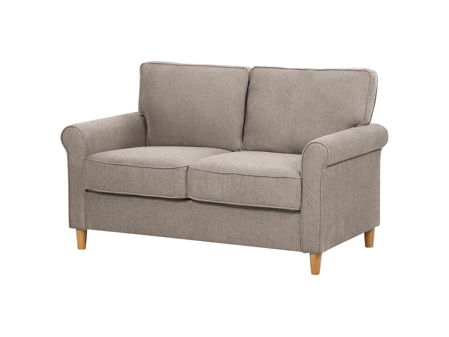 Canapé RONNEBY Tissu Marron clair 2 places