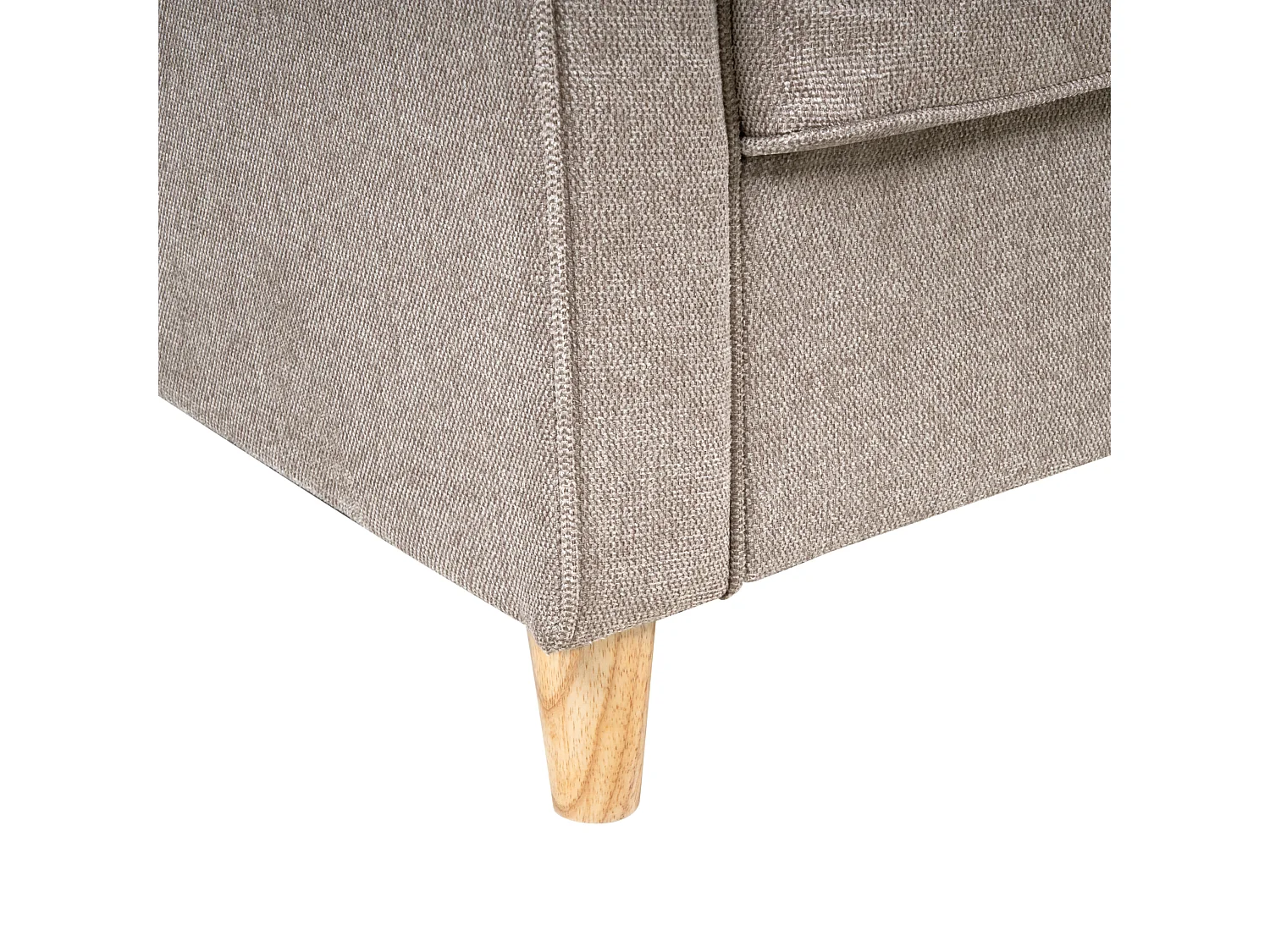 Canapé RONNEBY Tissu Marron clair 2 places