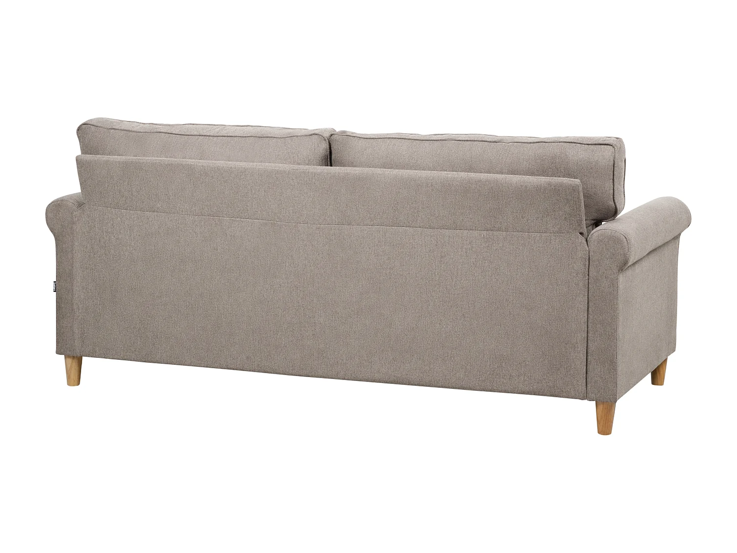 Divano RONNEBY Tessuto Marrone chiaro 3 posti