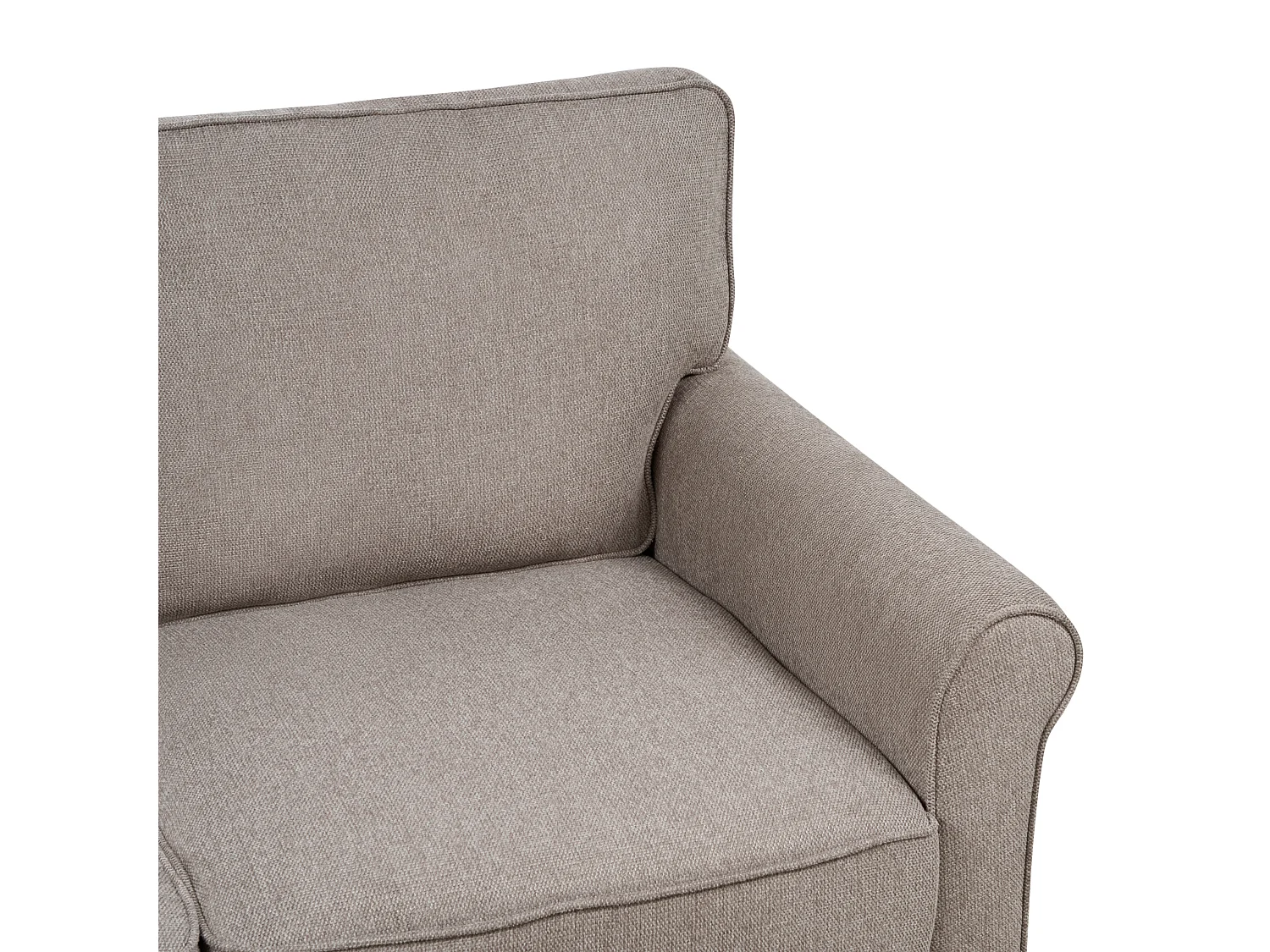 Divano RONNEBY Tessuto Marrone chiaro 3 posti