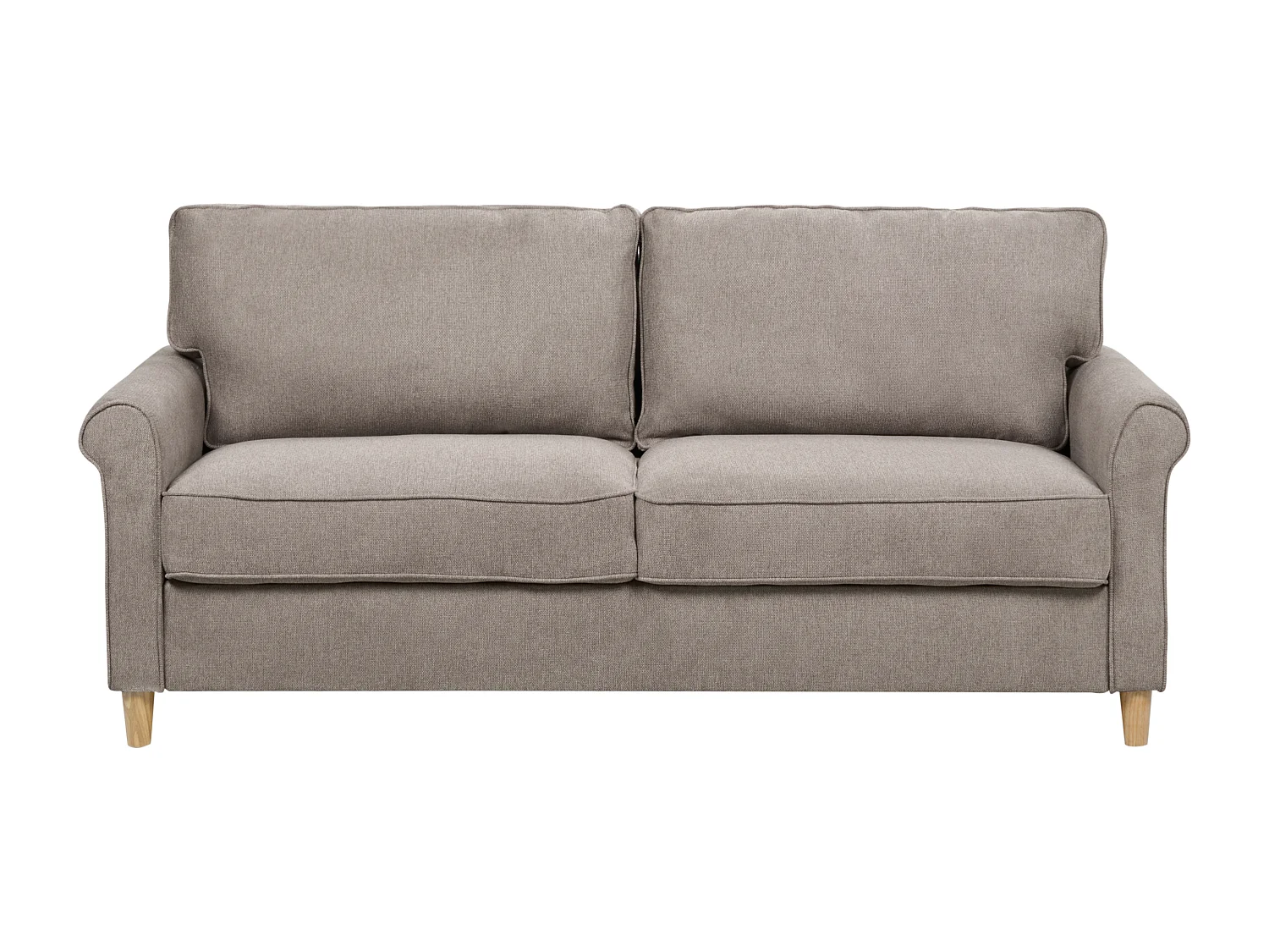 Canapé 3 places RONNEBY Tissu Marron clair