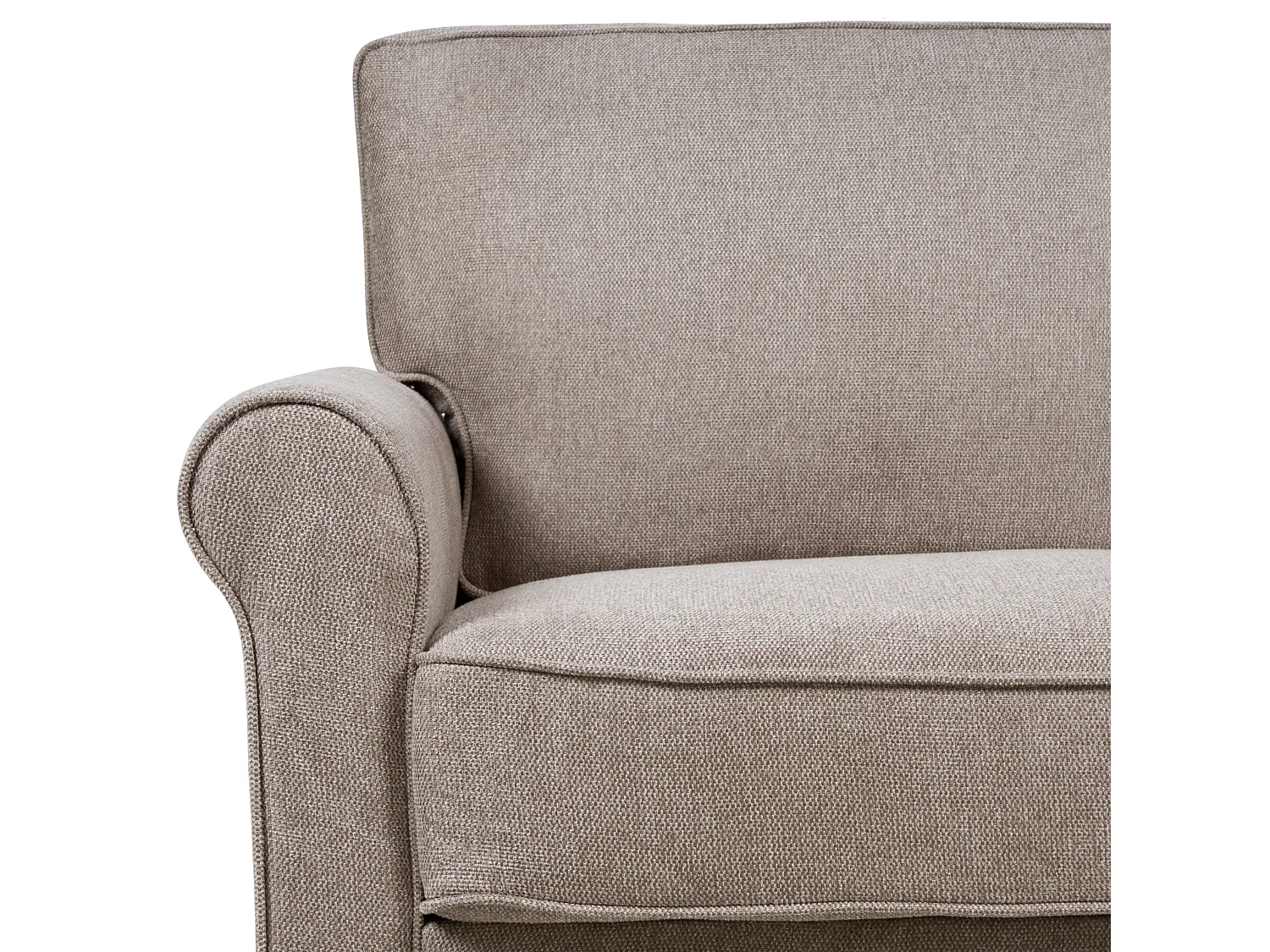 Canapé 3 places RONNEBY Tissu Marron clair