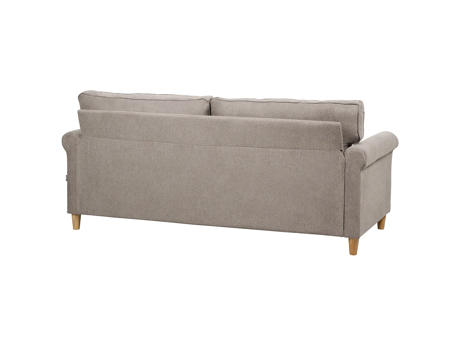 Canapé RONNEBY Tissu Marron clair 3 places