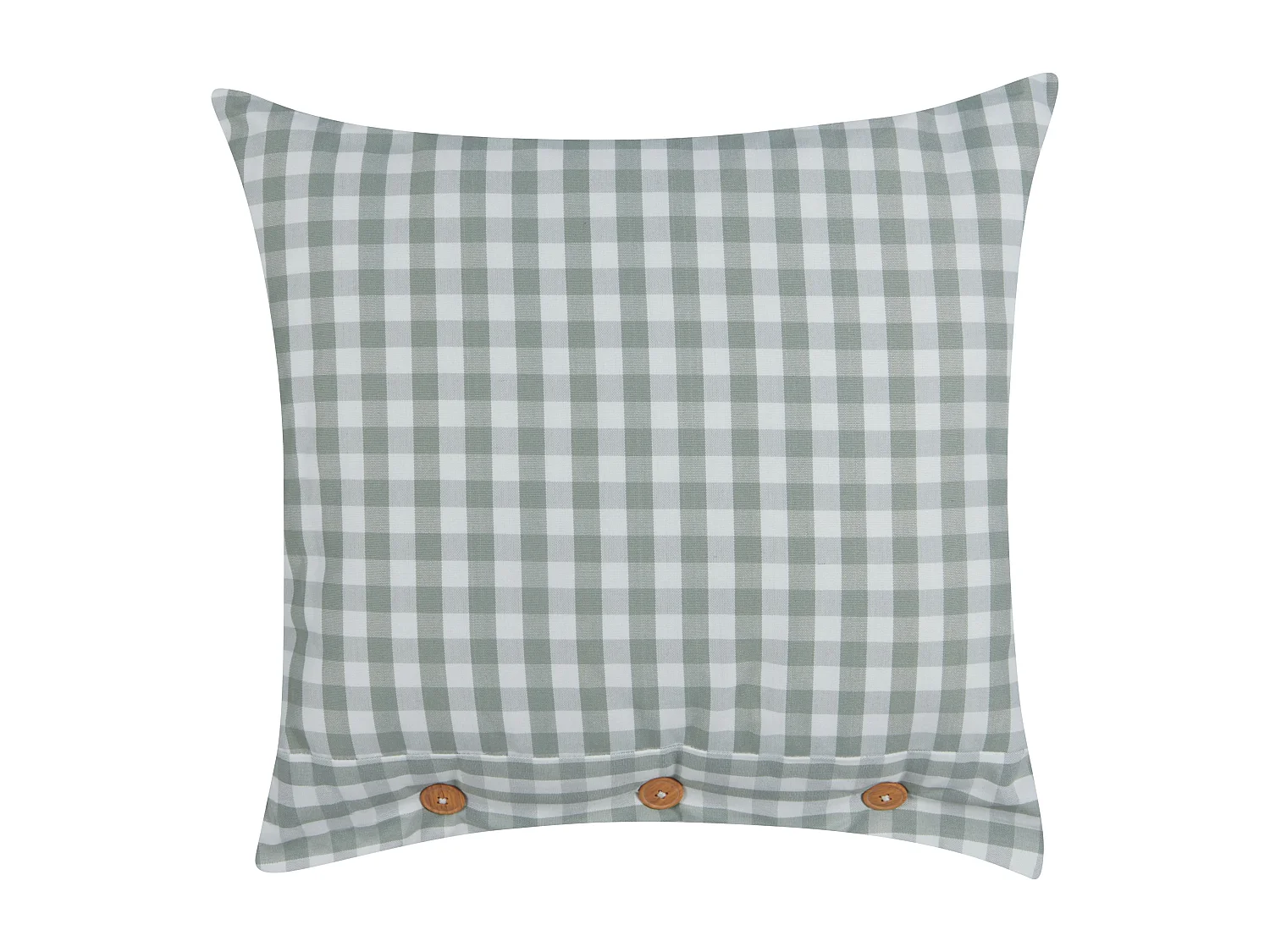 Sierkussen TALYA 45 x 45 cm Mintgroen Geblokt patroon