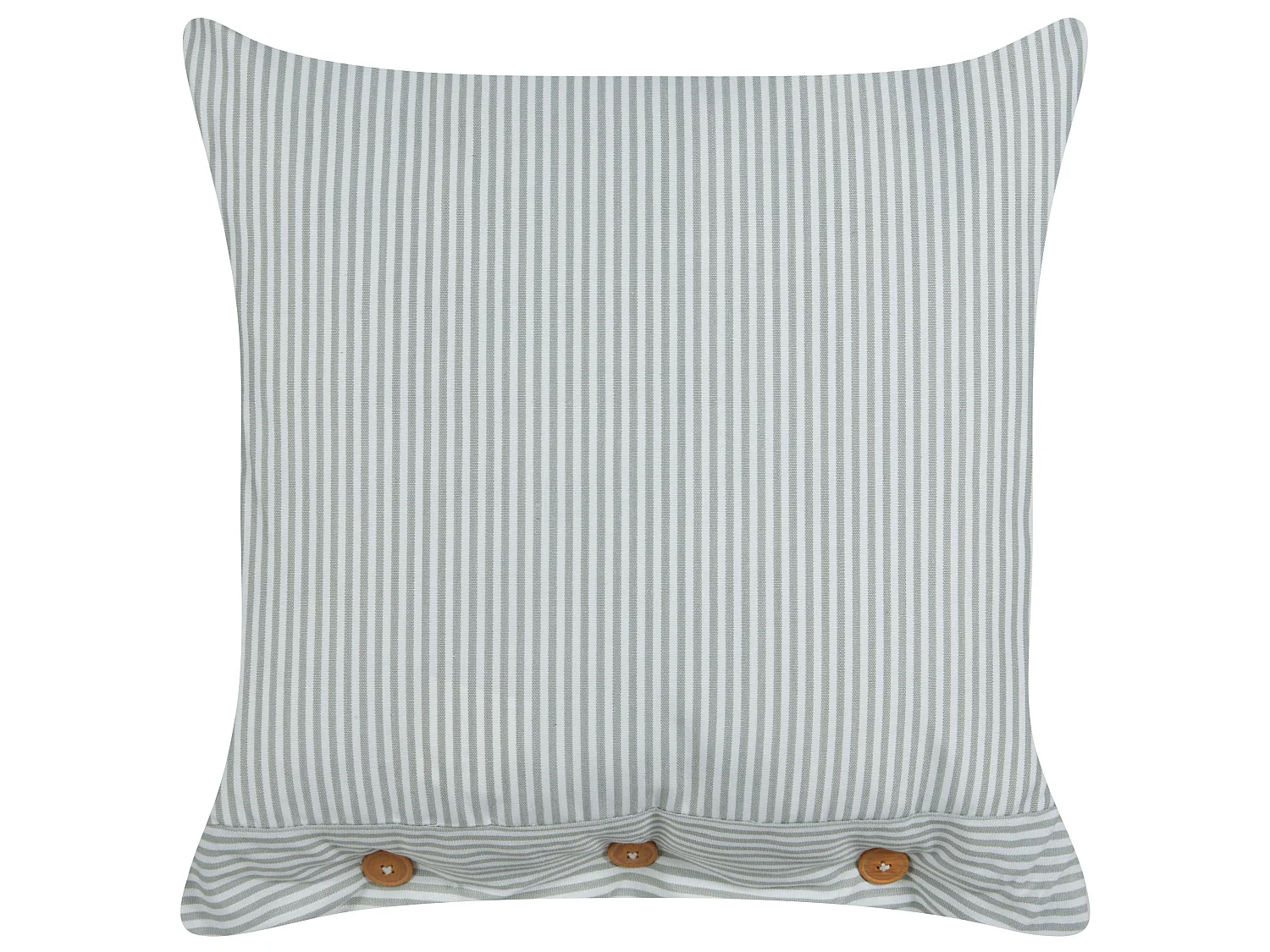 Lot de 2 coussins décoratifs SEBRINE 45 x 45 cm Vert menthe À rayure