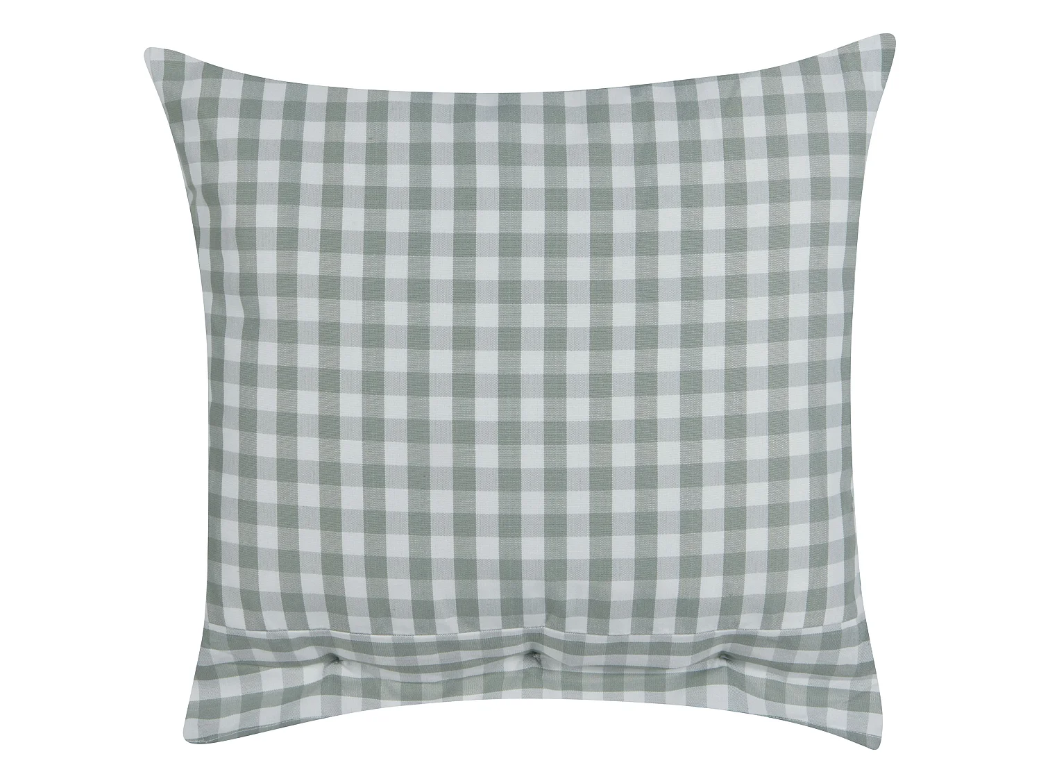 Lot de 2 coussins décoratifs TALYA 45 x 45 cm Vert menthe À carreaux