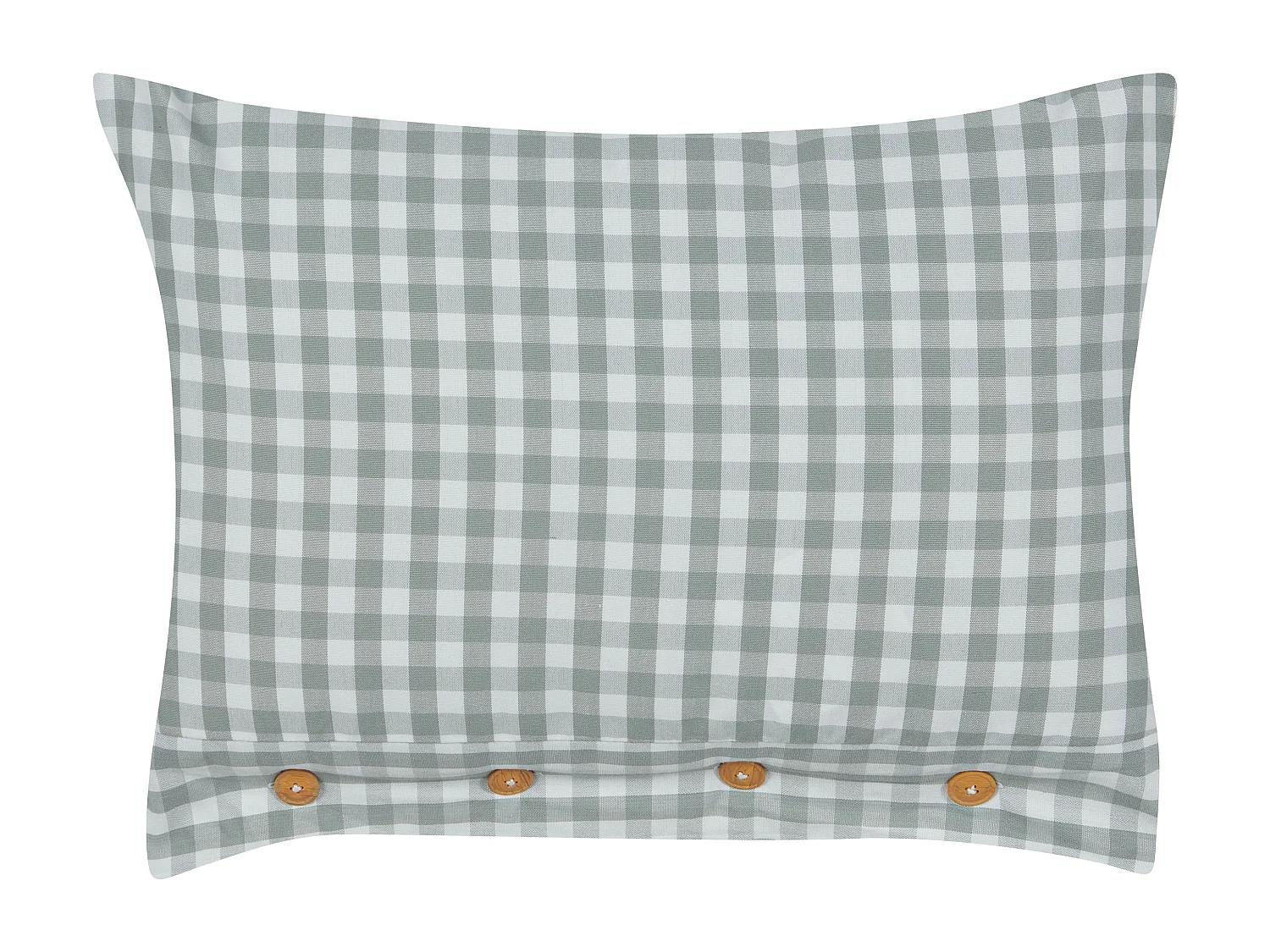 Dekokissen 2er Set TALYA 40 x 60 cm Mintgrün Kariertes Muster