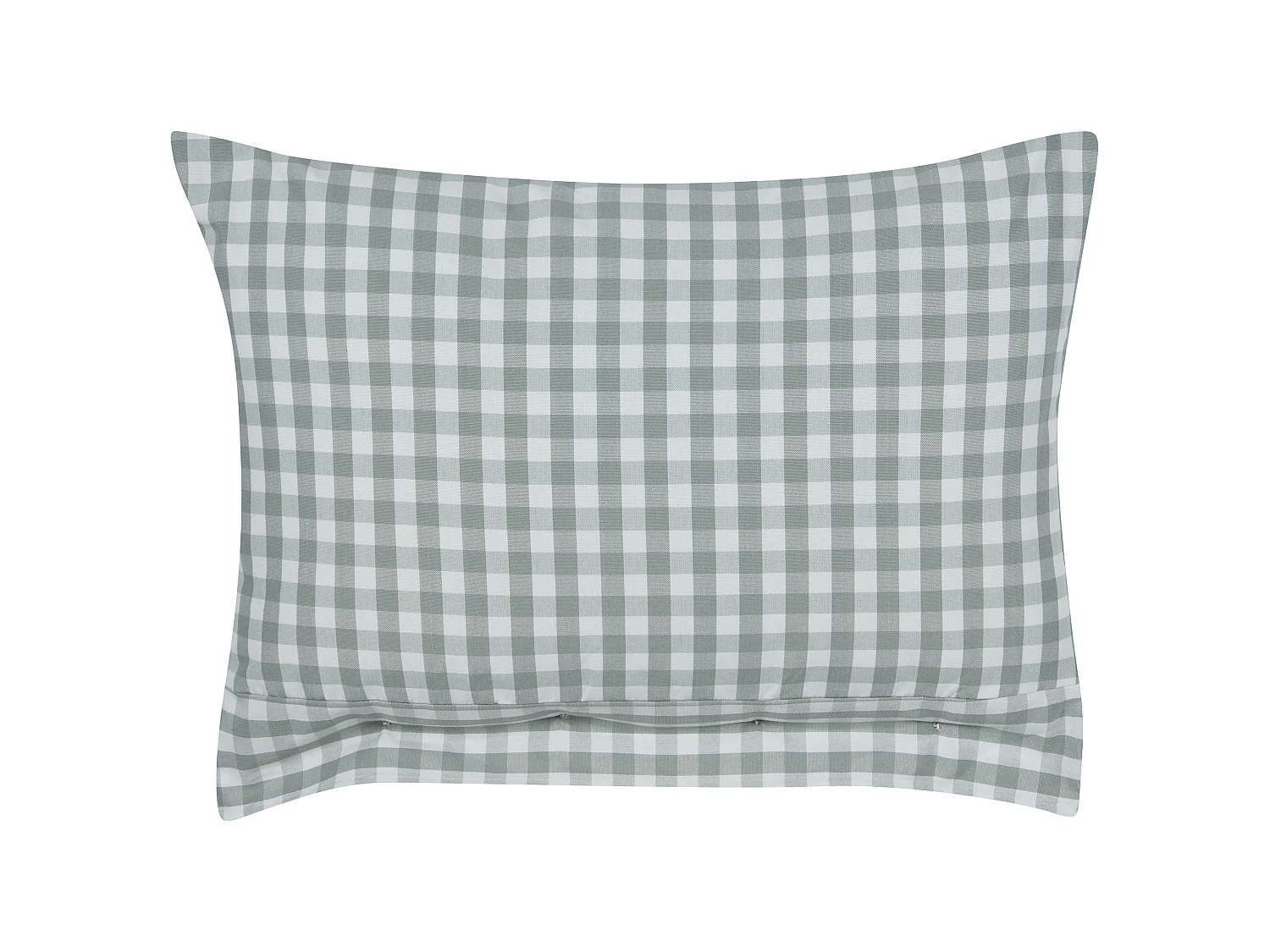 Lot de 2 coussins décoratifs TALYA 40 x 60 cm Vert menthe À carreaux