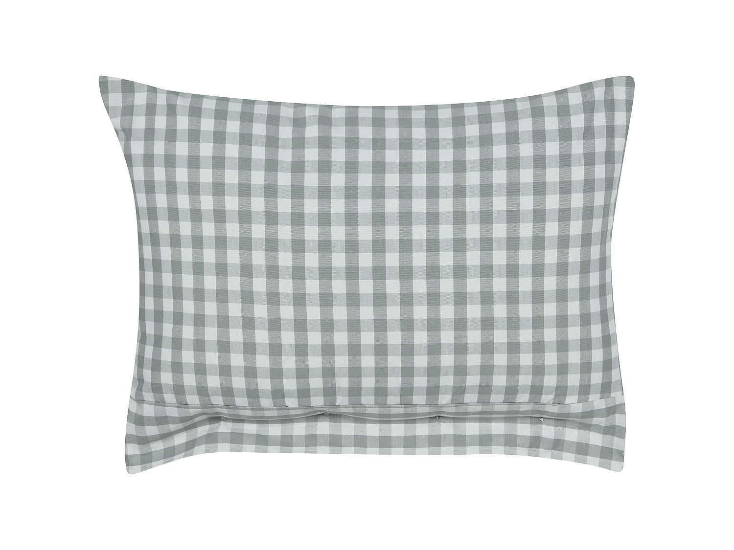 Lot de 2 coussins décoratifs TALYA 40 x 60 cm Vert menthe À carreaux