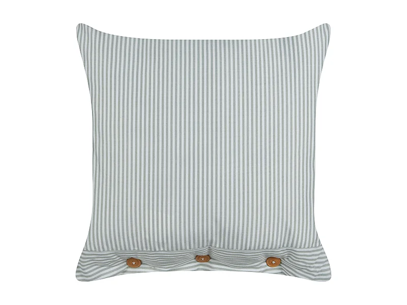 Cuscino decorativo SEBRINE 45 x 45 cm Verde menta A strisce