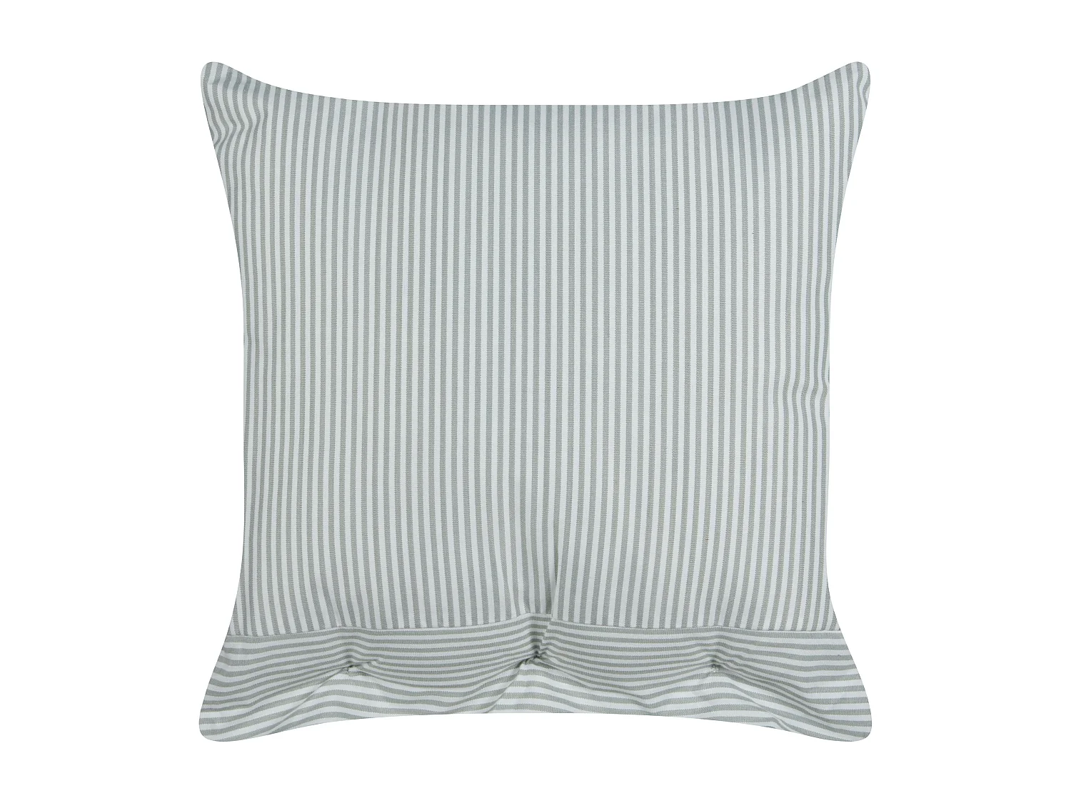 Coussin SEBRINE 45 x 45 cm Vert menthe À rayure