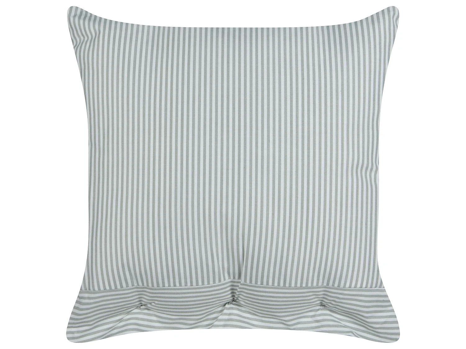 Almofada decorativa SEBRINE 45 x 45 cm Verde menta Às riscas