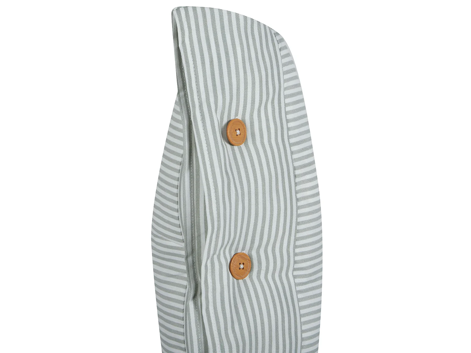 Almofada decorativa SEBRINE 45 x 45 cm Verde menta Às riscas