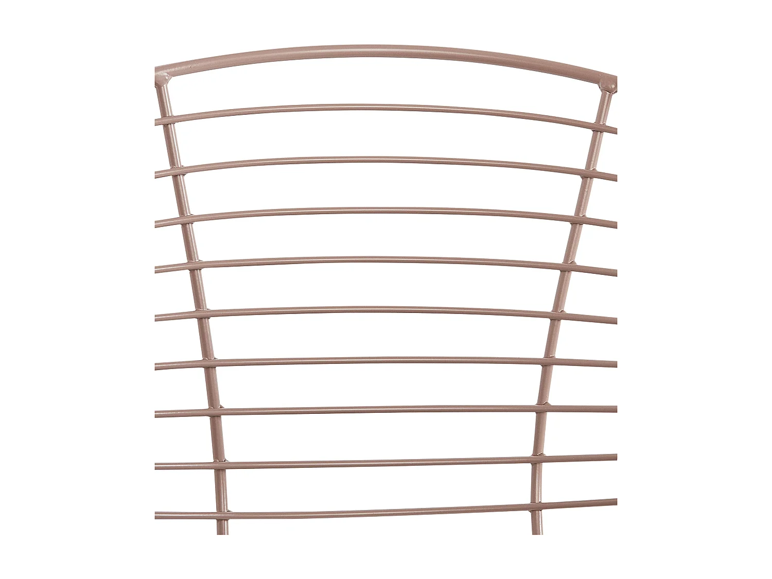 Lot de 2 chaises de salle à manger HOBACK Métal Beige
