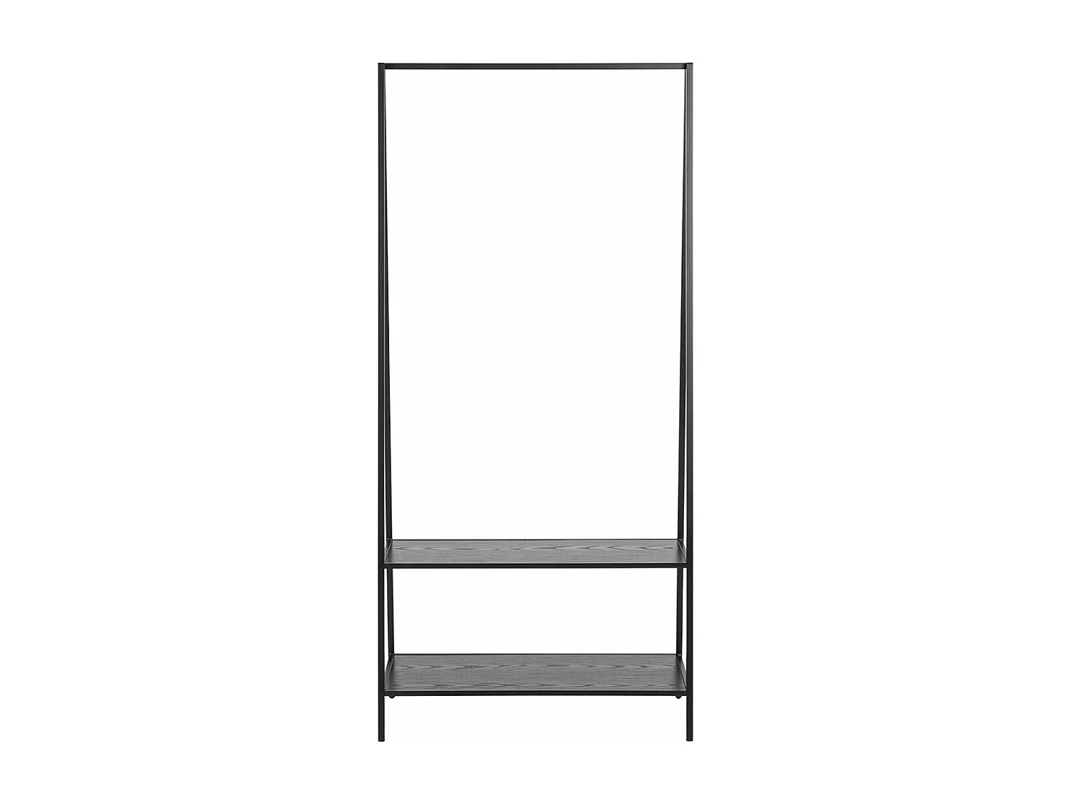 Sea kapstok 2 planken zwart.