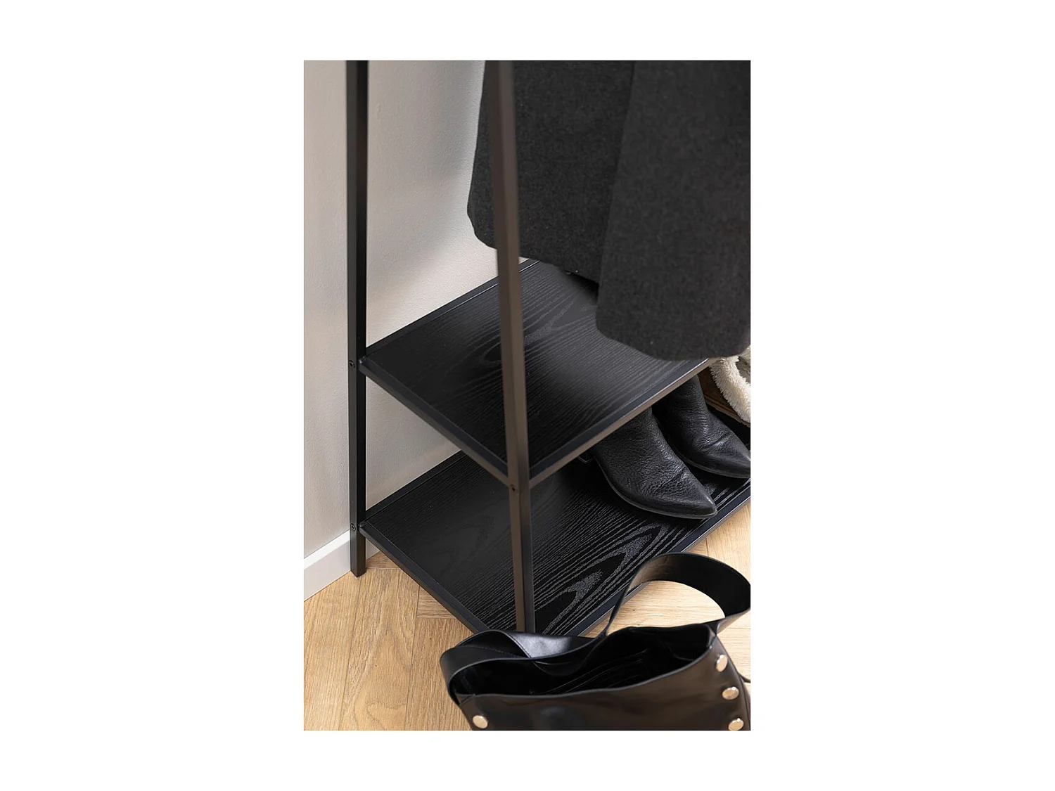 Sea kapstok 2 planken zwart.