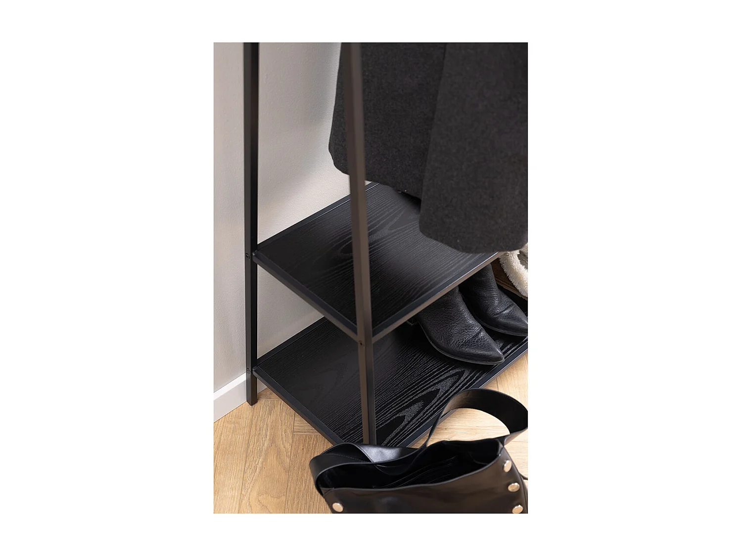 Sea kapstok 2 planken zwart.