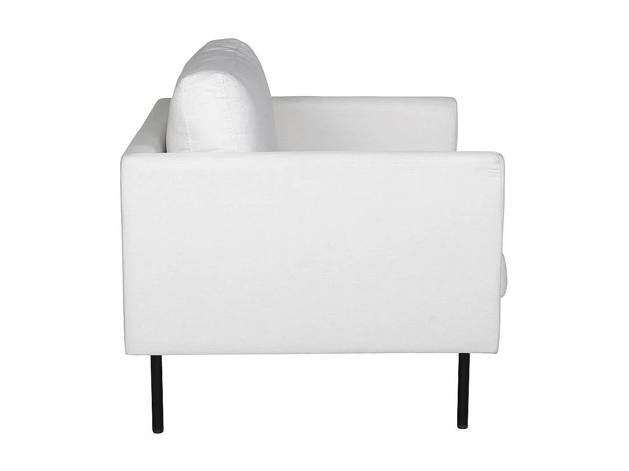 Fauteuil en Tissu "Zoom" 95cm Beige Clair