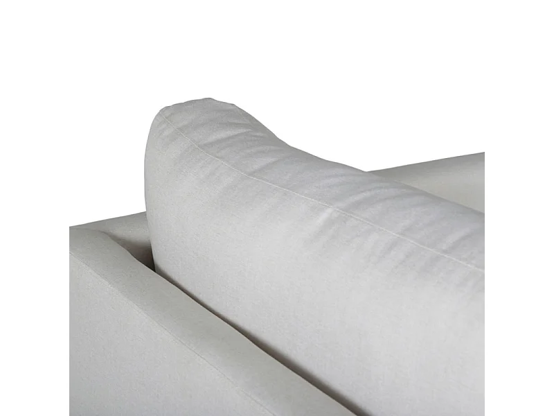 Fauteuil en Tissu "Zoom" 95cm Beige Clair