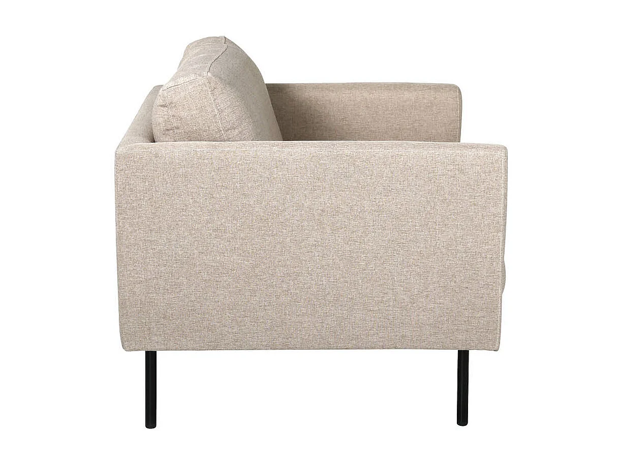 Fauteuil en Tissu "Zoom" 95cm Beige