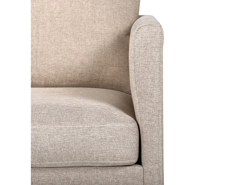 Fauteuil en Tissu "Zoom" 95cm Beige